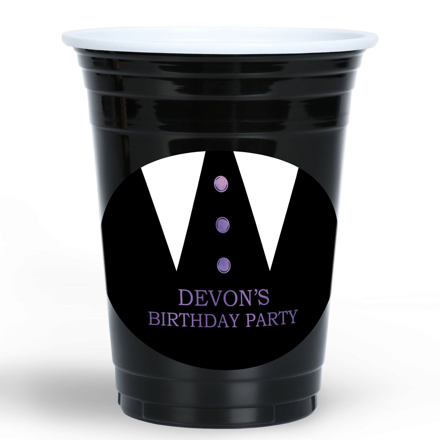 Custom Party Cups - Goth Girl - 16 Ct