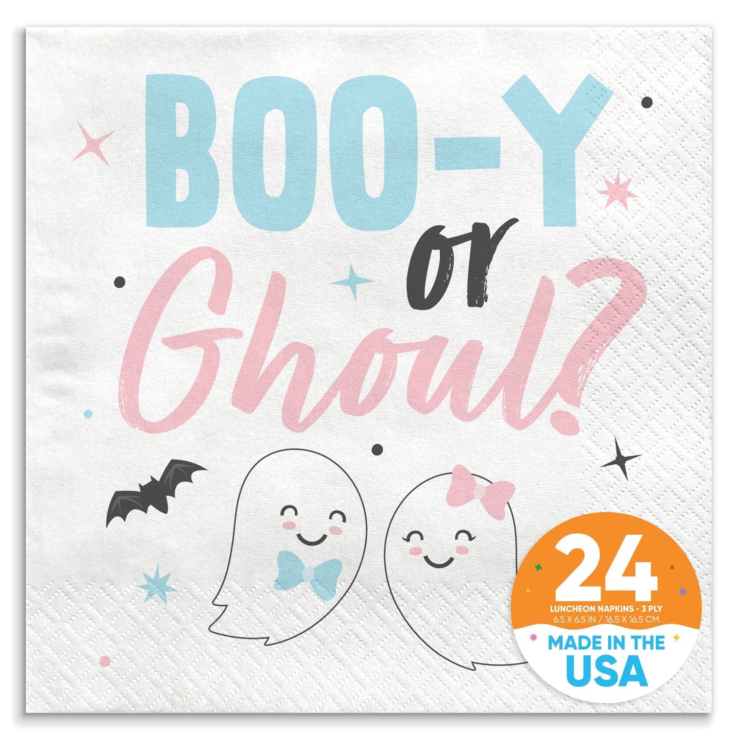 Napkins - Boo-y or Ghoul - 24 Ct