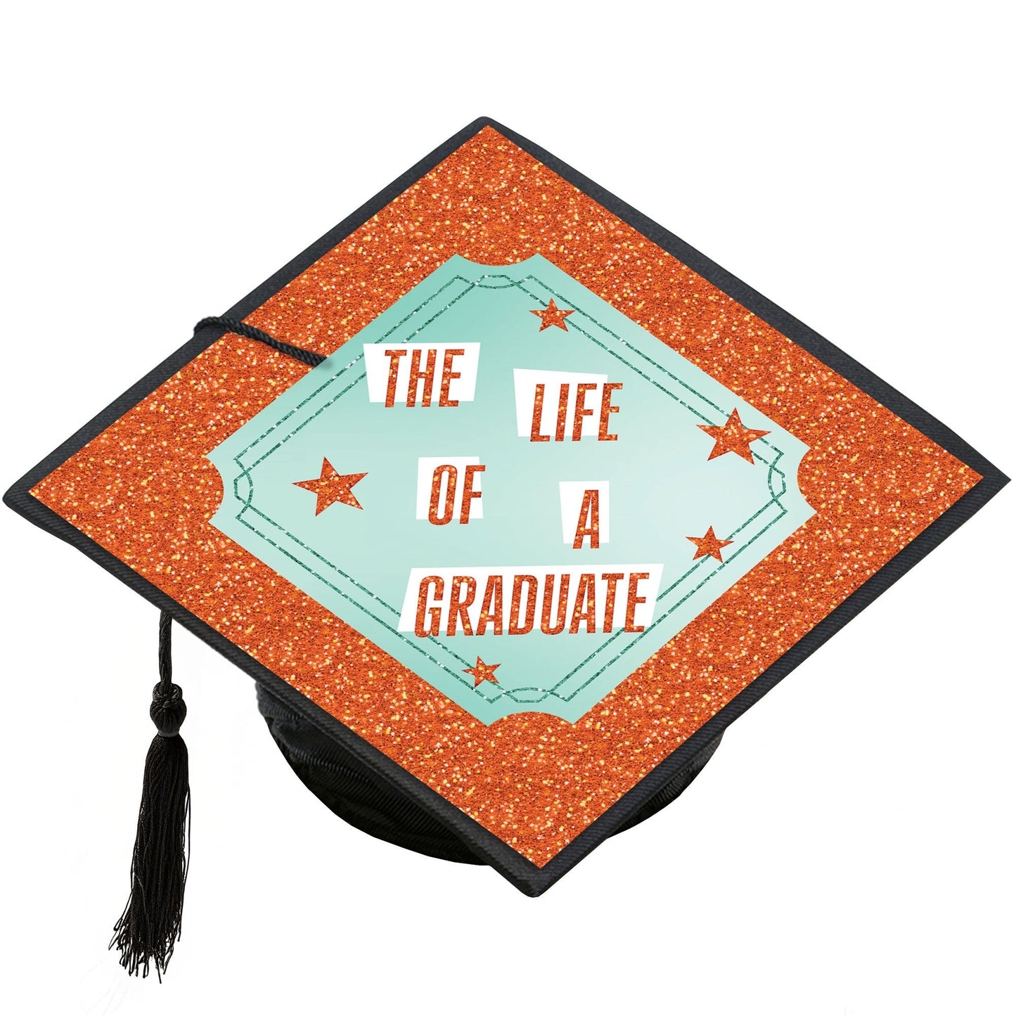 The Life of a Graduate Grad Cap Cover