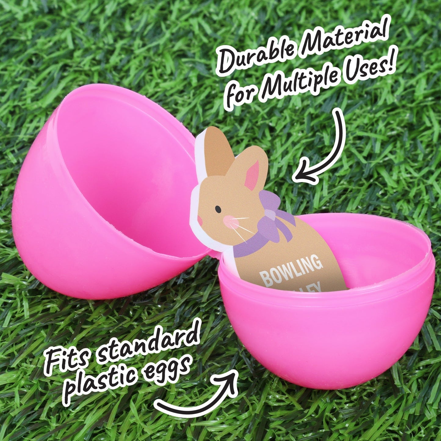 Spring Bunny Easter Egg Hunt Tokens - 24 Ct