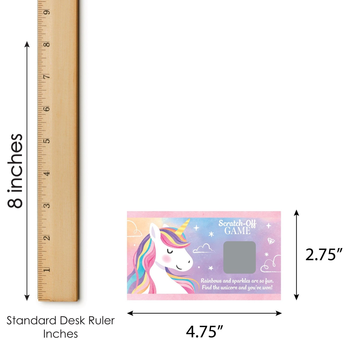 Unicorn Scratch Off Cards Game - 22 Ct