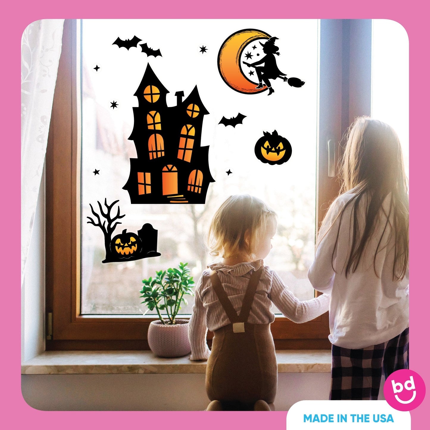 Haunted House Window Clings