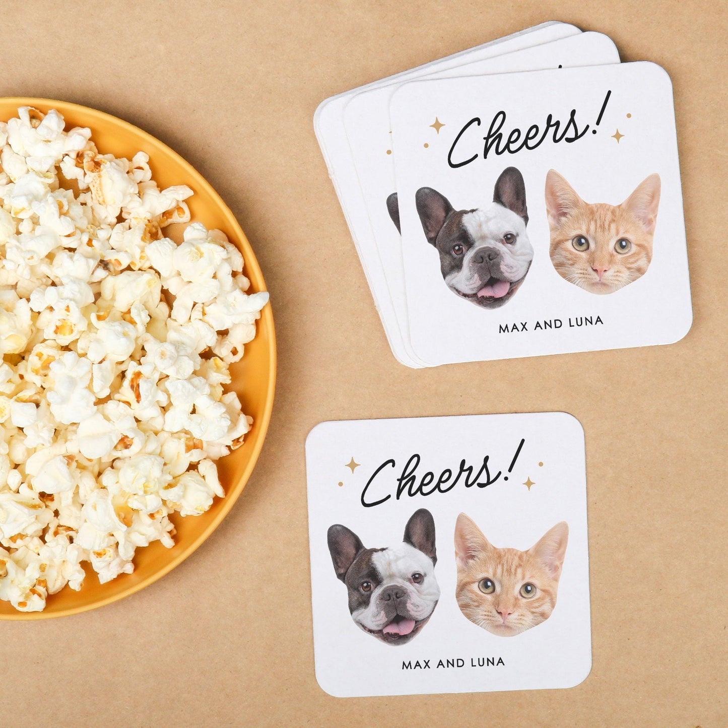 Custom Face Coasters - Cheers Pets