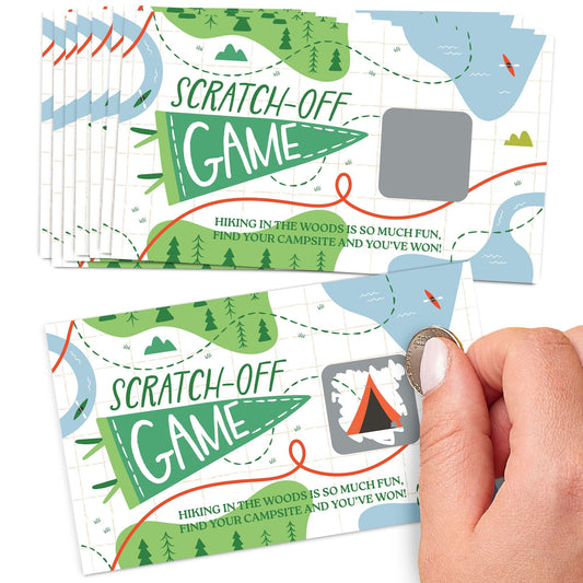 Camping Scratch Off Cards Game - 22 Ct