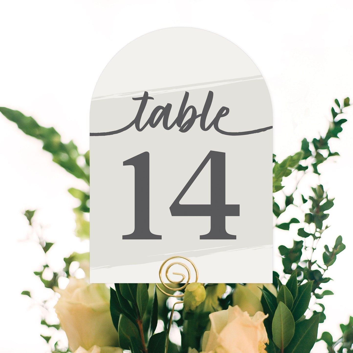 Elegantly Simple Table Numbers - 20 Ct