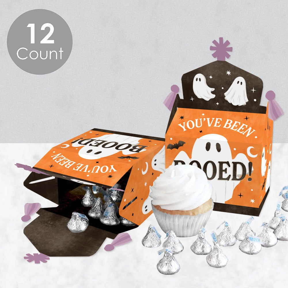 Ghostly You've Been Booed Gable Boxes - 12 Ct