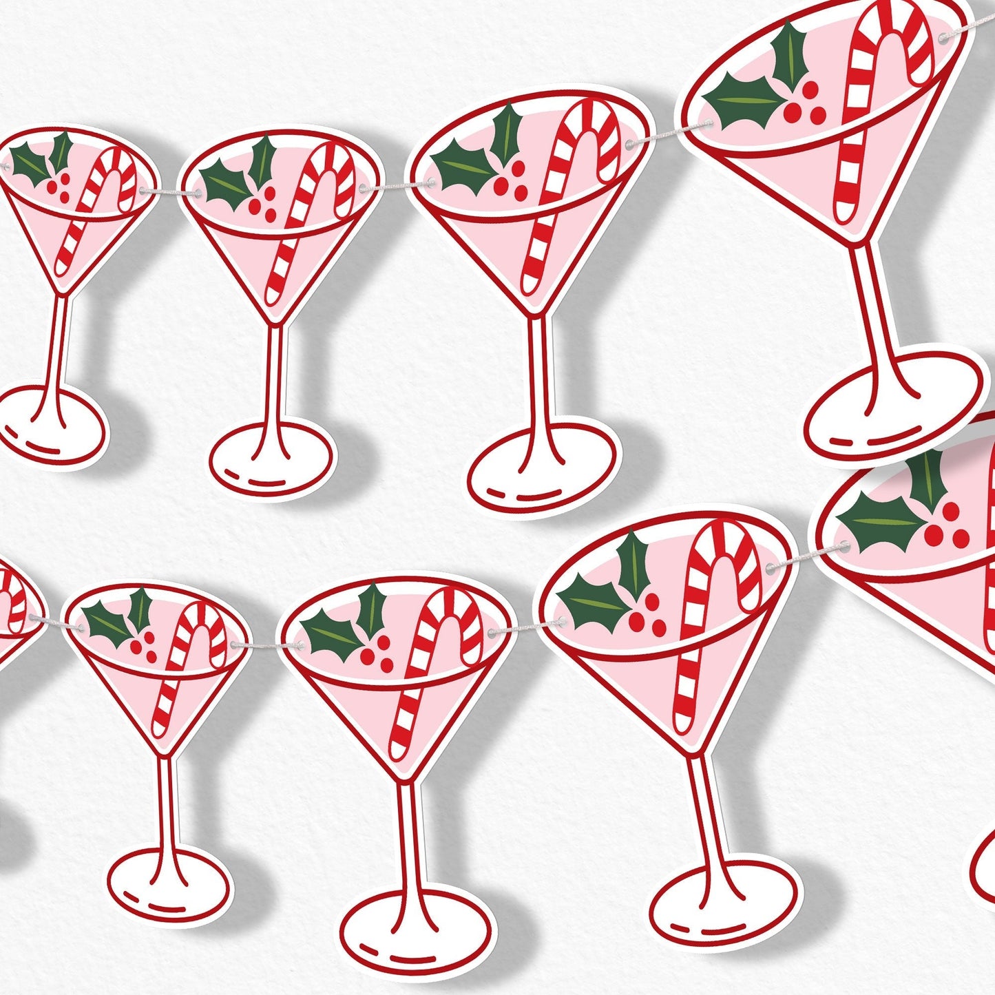 A Tini Bit Merry Garland Banner - 15 Pc