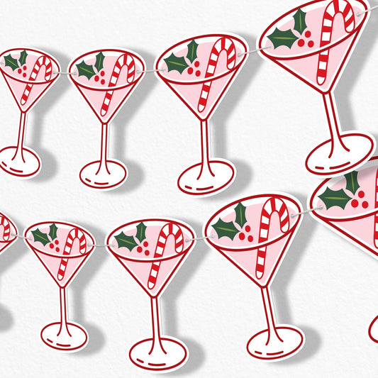 A Tini Bit Merry Garland Banner - 15 Pc