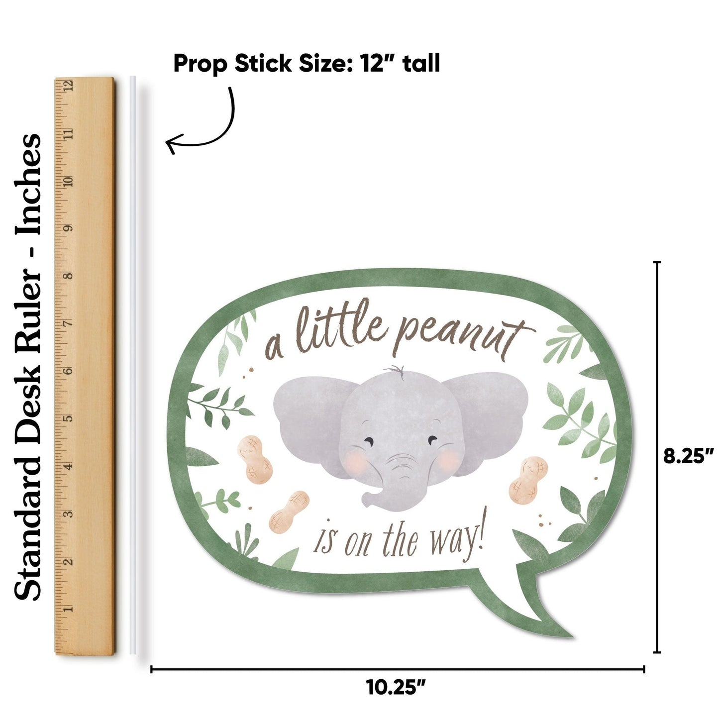 Elephant Photo Props - 20 Ct