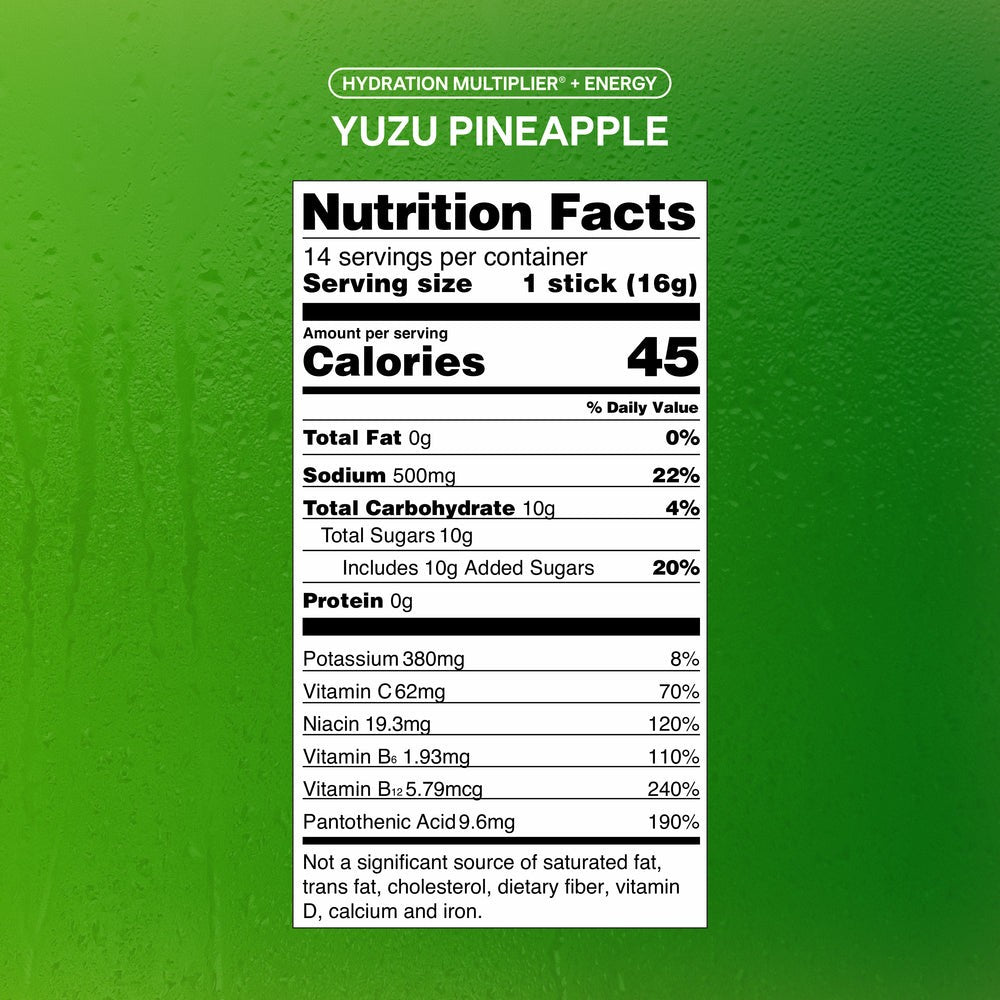 Yuzu Pineapple Hydration Multiplier® +Energy