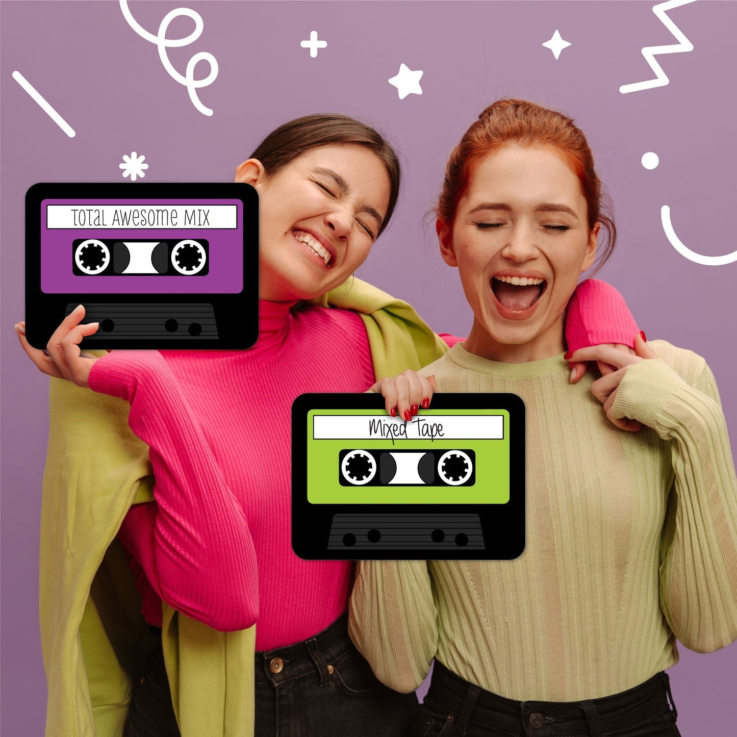80's Retro Large Essentials - 20 Ct