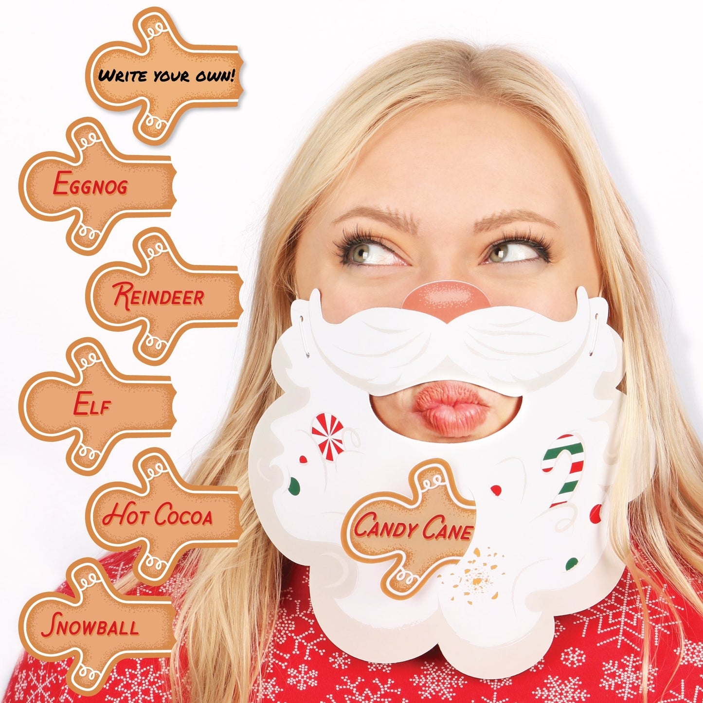 Jolly Santa Guessing Game - 8 Ct