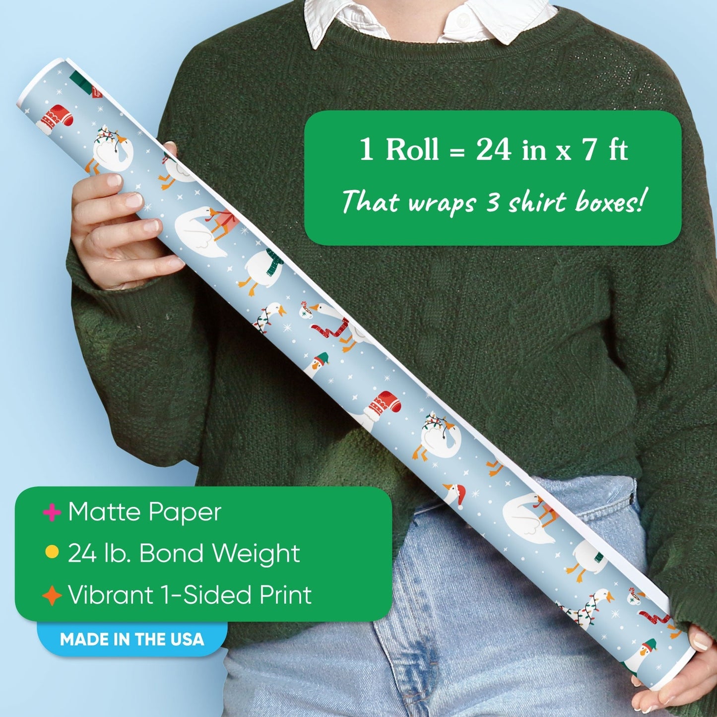 Christmas Silly Goose - Wrapping Paper