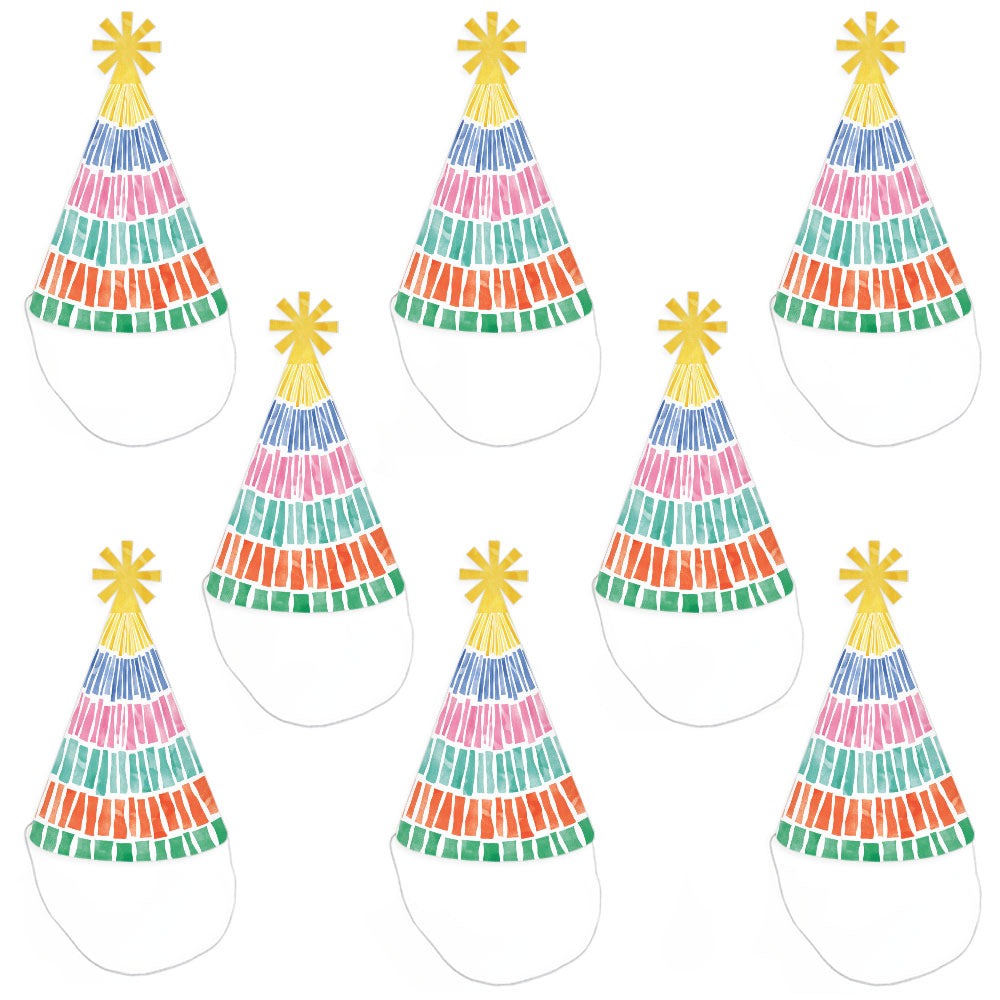 Fiesta Cone Party - Set of 8 (Standard Size)