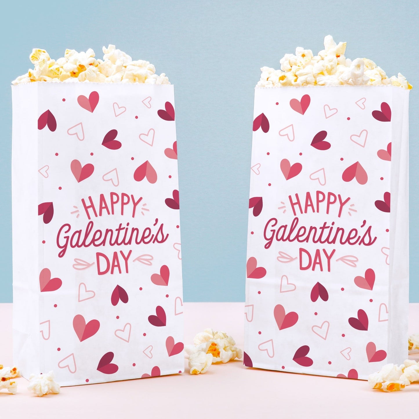 Popcorn Bags - Happy Galentine’s Day - 25 Ct