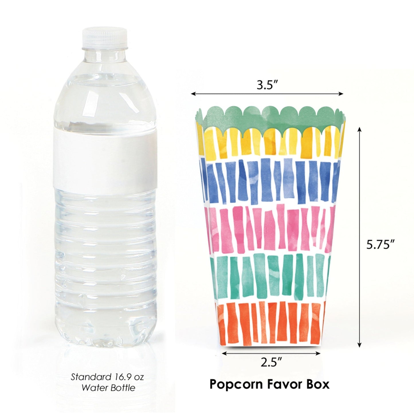 Fiesta Popcorn Boxes - 12 Ct