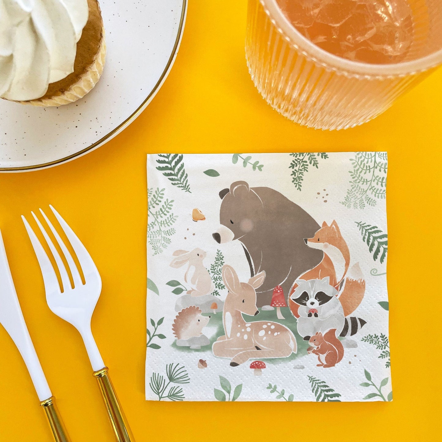 Napkins - Woodland Animals - 24 Ct