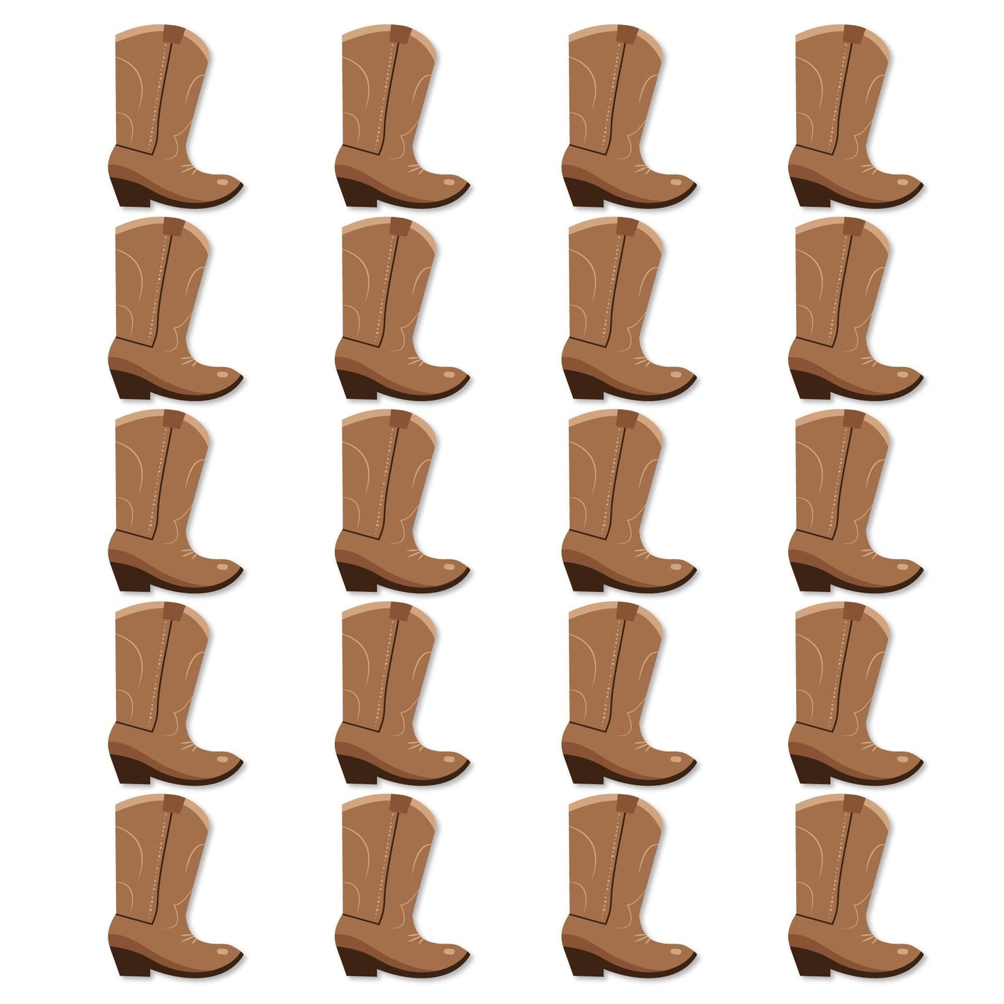 Western Hoedown Large Essentials - 20 Ct