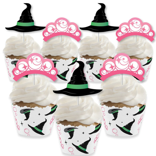 Witch Cupcake Wrappers and Treat Picks - 24 Ct