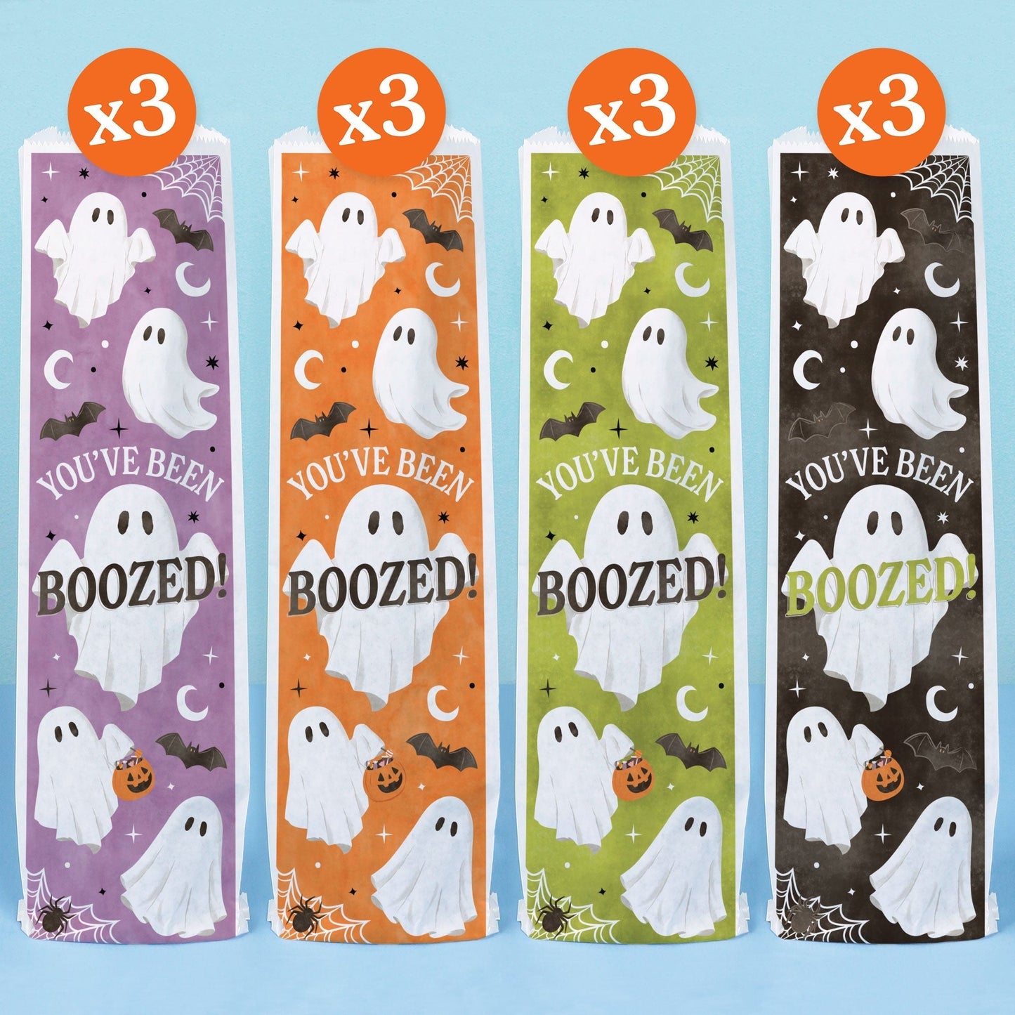 Wine Bags - Ghostly You've Been Booed