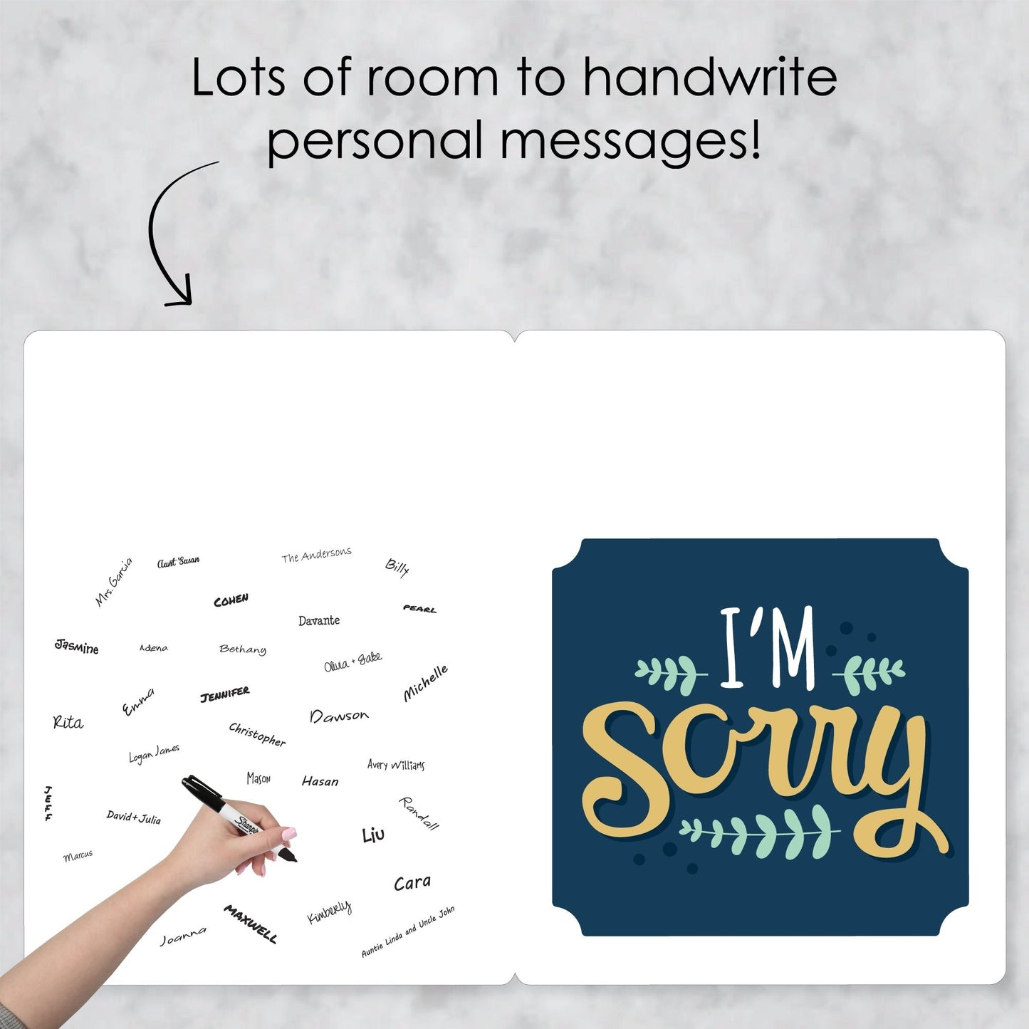 I Messed Up Big Time - I'm Sorry Apology Giant Greeting Card - Big Shaped Jumborific Card - 16.5 x 22 inches