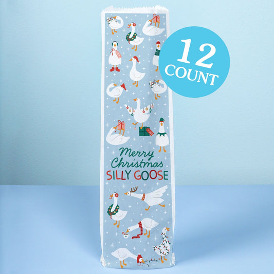 Wine Bags - Christmas Silly Goose