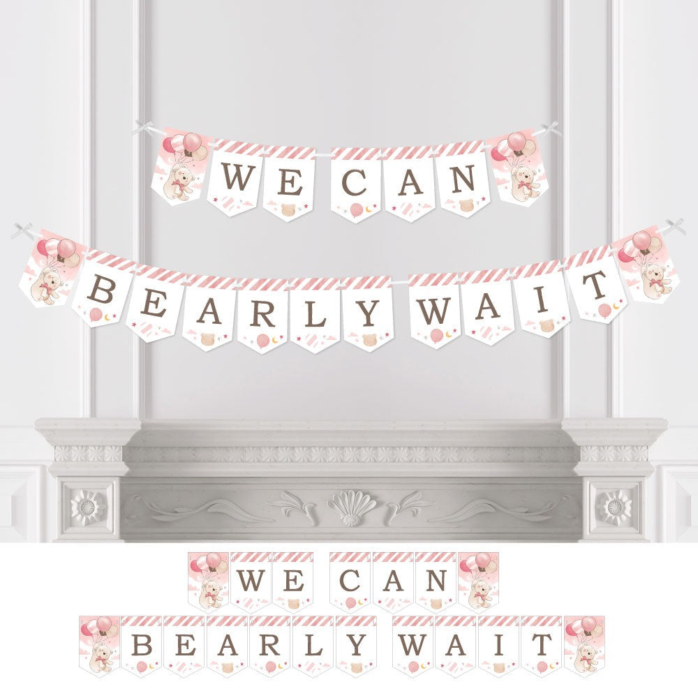 We Can Bearly Wait Bunting Banner