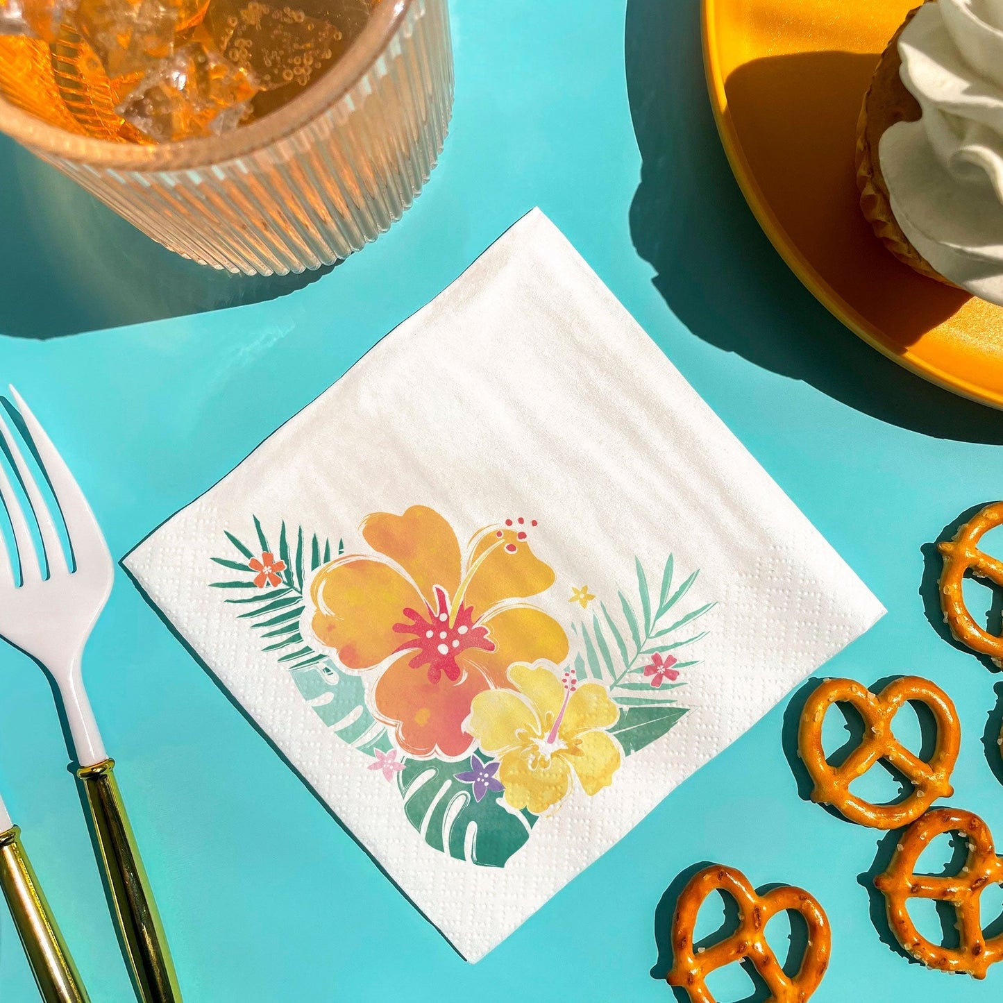 Napkins - Hawaiian Luau - 24 Ct