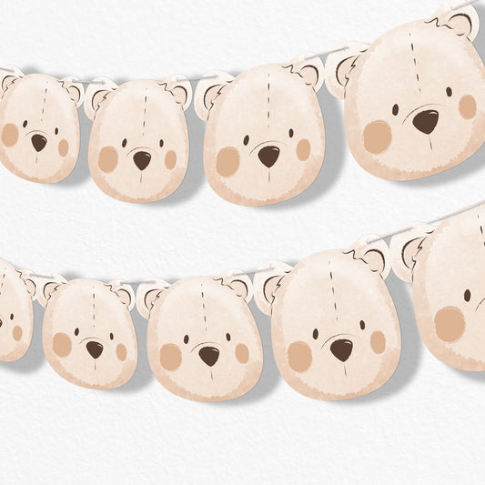 We Can Bearly Wait Garland Banner - 15 Pc