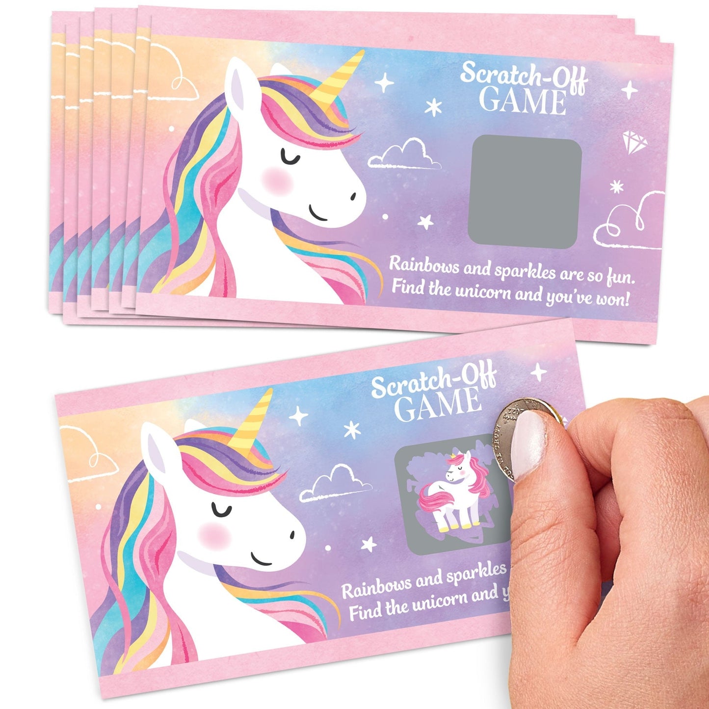 Unicorn Scratch Off Cards Game - 22 Ct