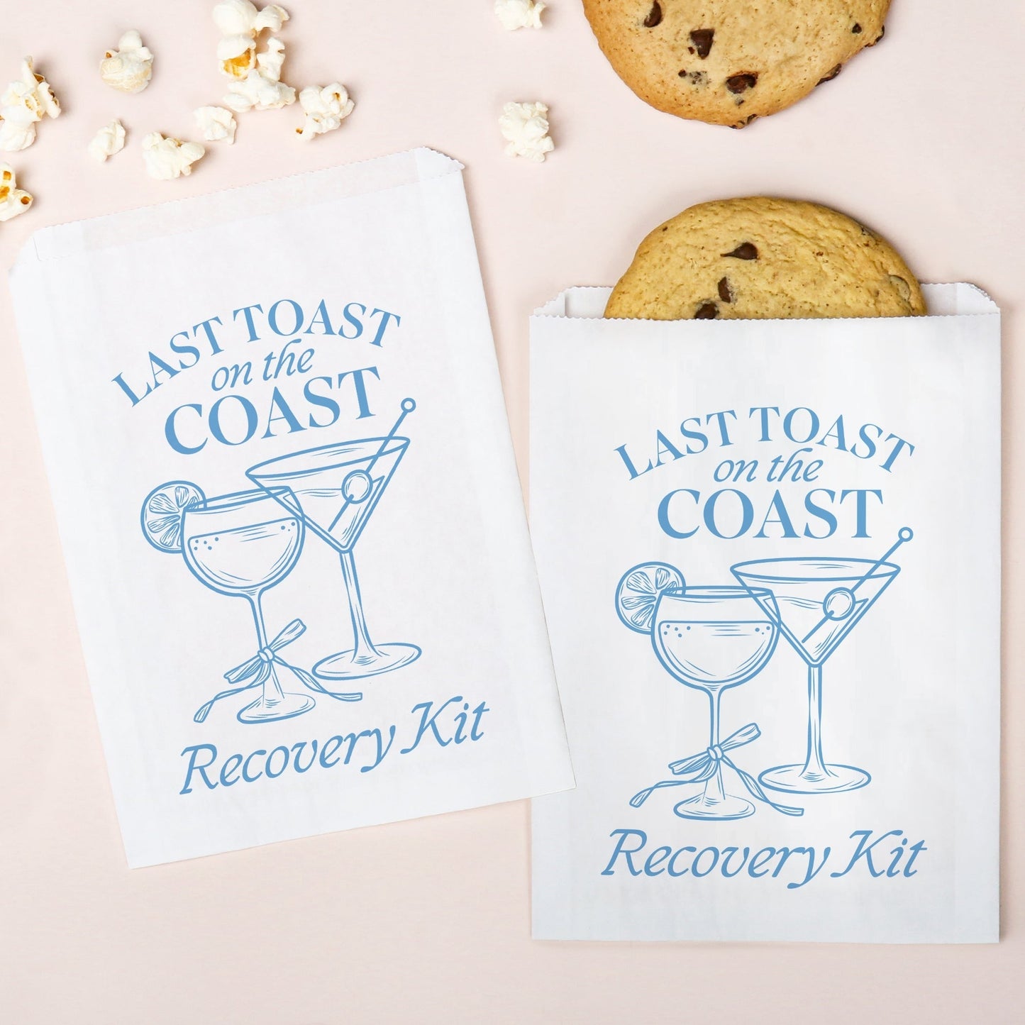 Paper Treat Bags - Last Toast On The Coast - 25 Ct