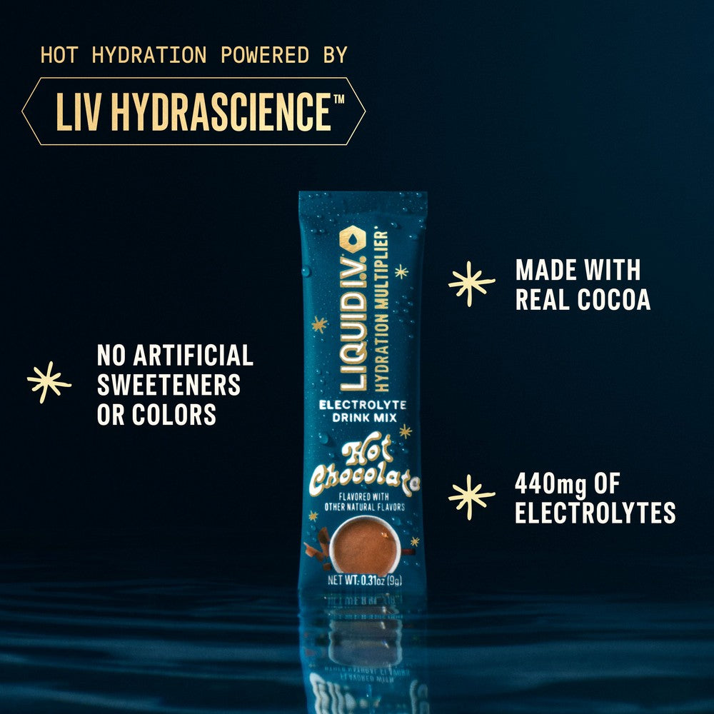 Liquid I.V.® Hydration Multiplier® - Limited Edition Hot Chocolate - Hydration Powder Packets