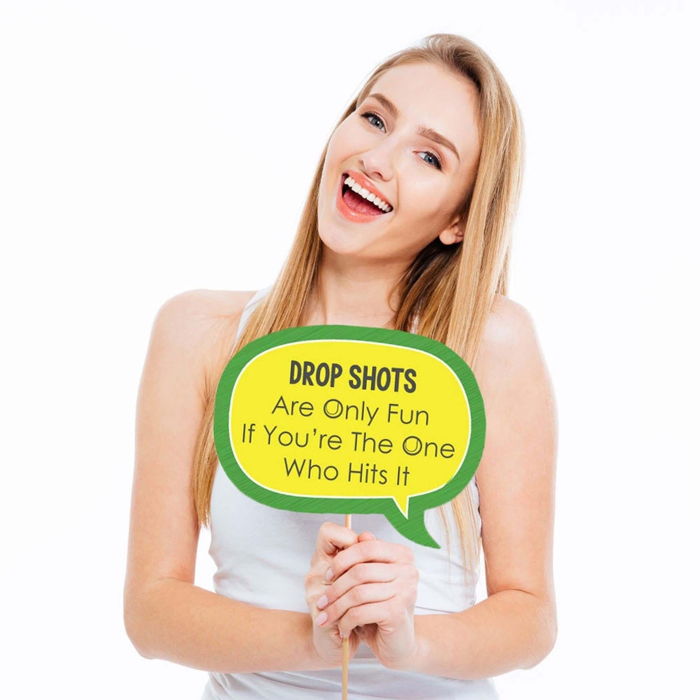 Funny You Got Served - Tennis - 10 Piece Baby Shower or Birthday Party Photo Booth Props Kit