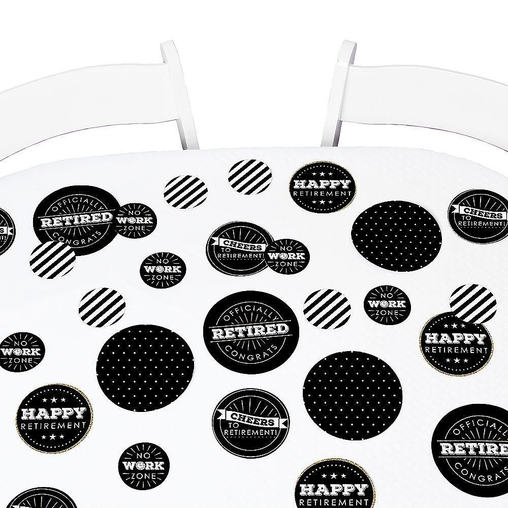Happy Retirement - Retirement Party Giant Circle Confetti - Party Decorations - Large Confetti 27 Count