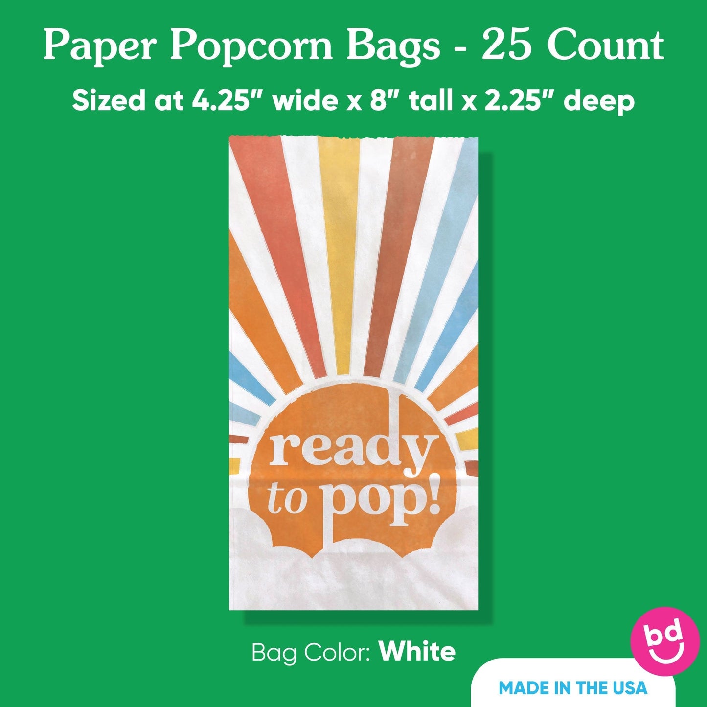 Popcorn Bags - Here Comes The Son - 25 Ct