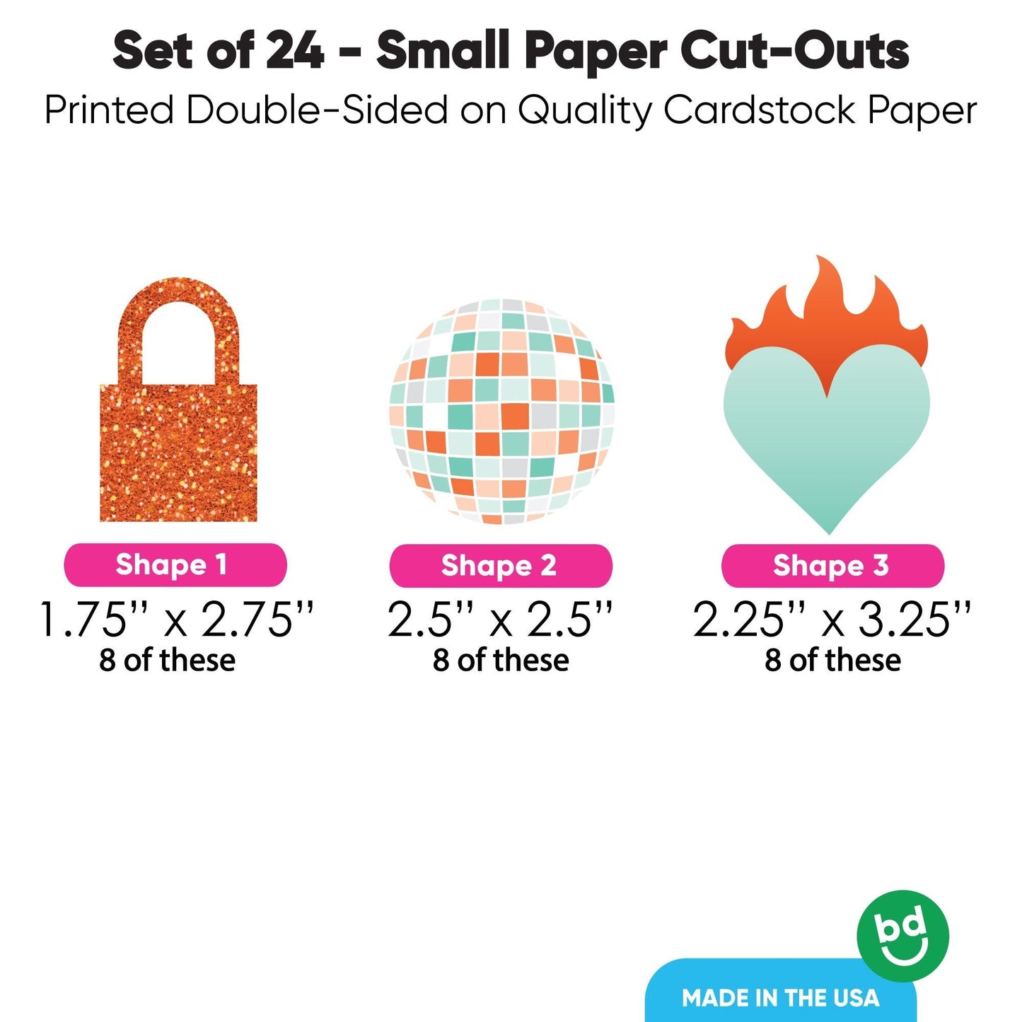 The Life of a Party Cut-Outs - 24 Ct