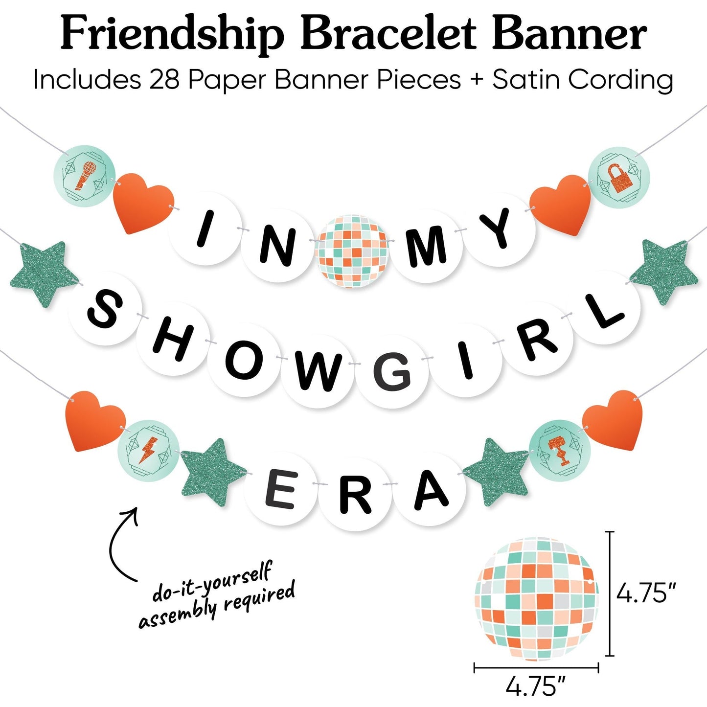 The Life of a Party Friendship Bracelet Banner