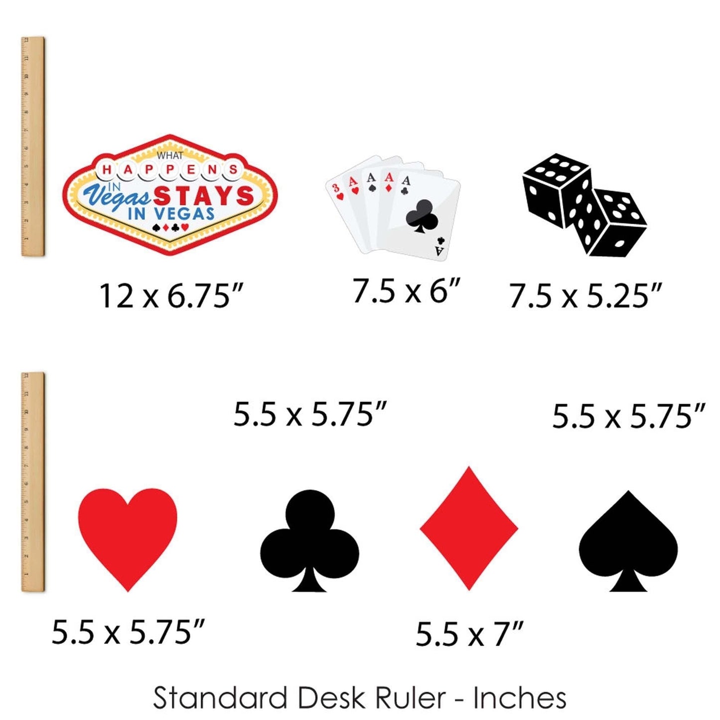 Las Vegas Showstopper Table Toppers - 35 Pc