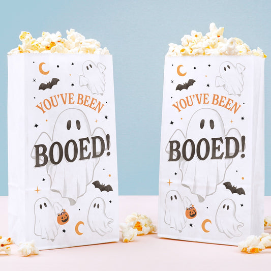 Popcorn Bags - Ghostly You've Been Booed - 25 Ct