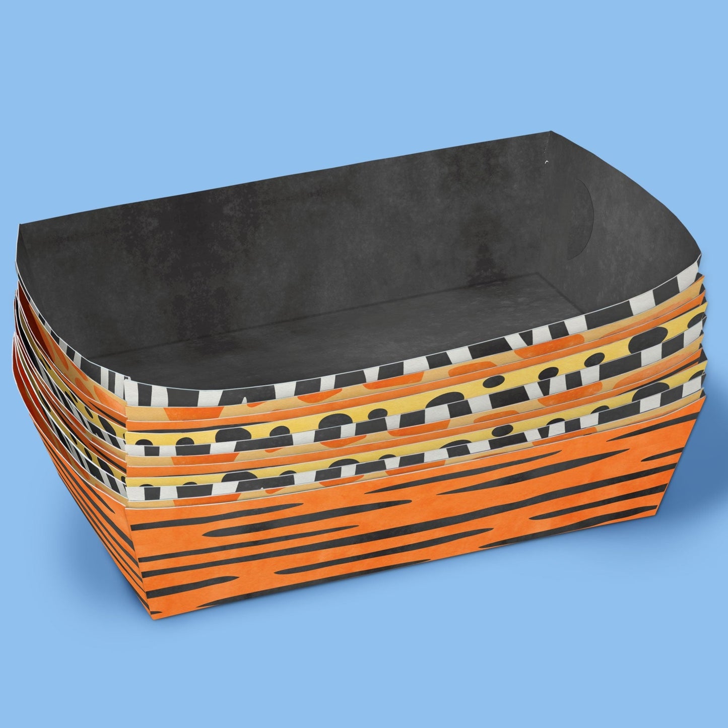 Safari Animal Prints Paper Food Trays