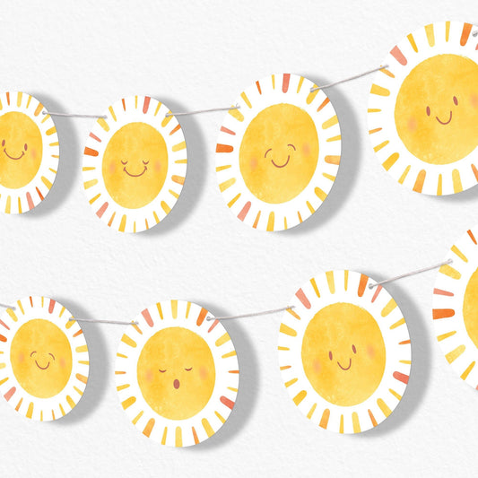 First Trip Around the Sun Garland Banner - 15 Pc