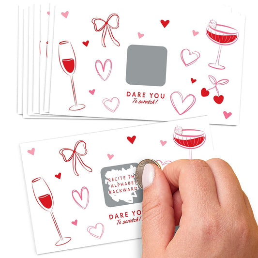 Drinks with the Girls Dare Scratch Off Card Game - 22 Ct