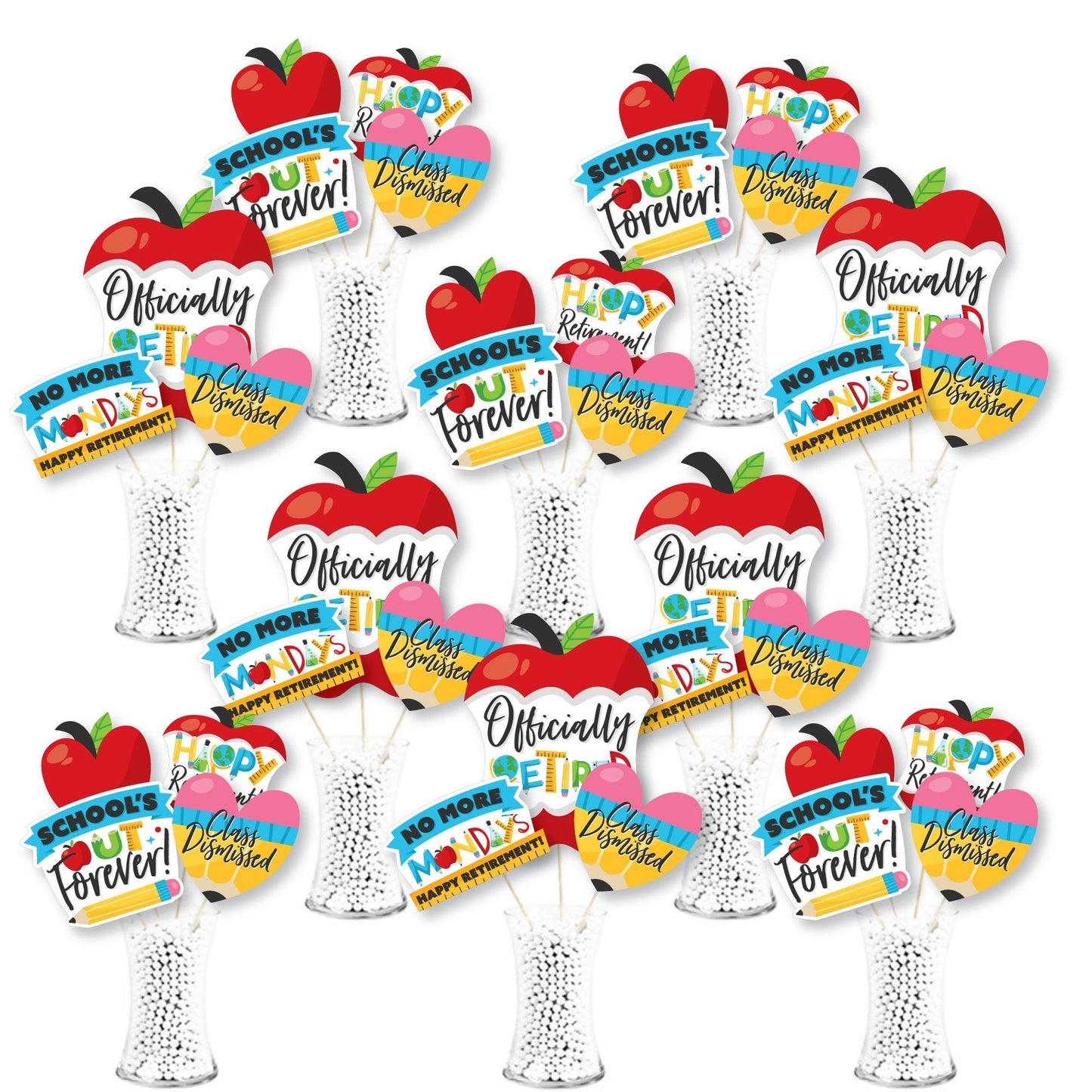 Teacher Retirement Showstopper Table Toppers - 35 Ct
