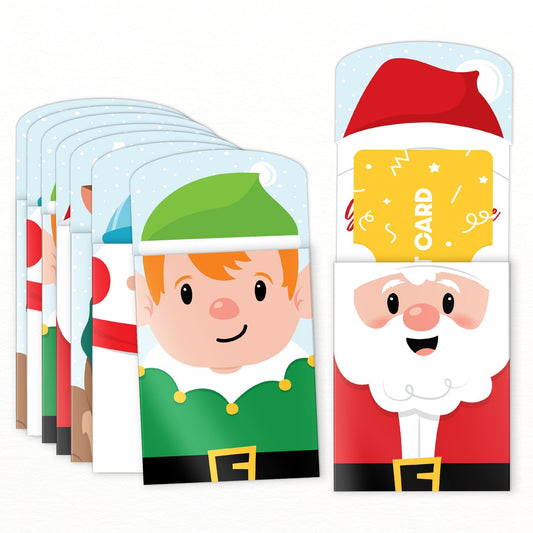 Assorted Very Merry Christmas Nifty Gifty Card Holders - 8 Ct