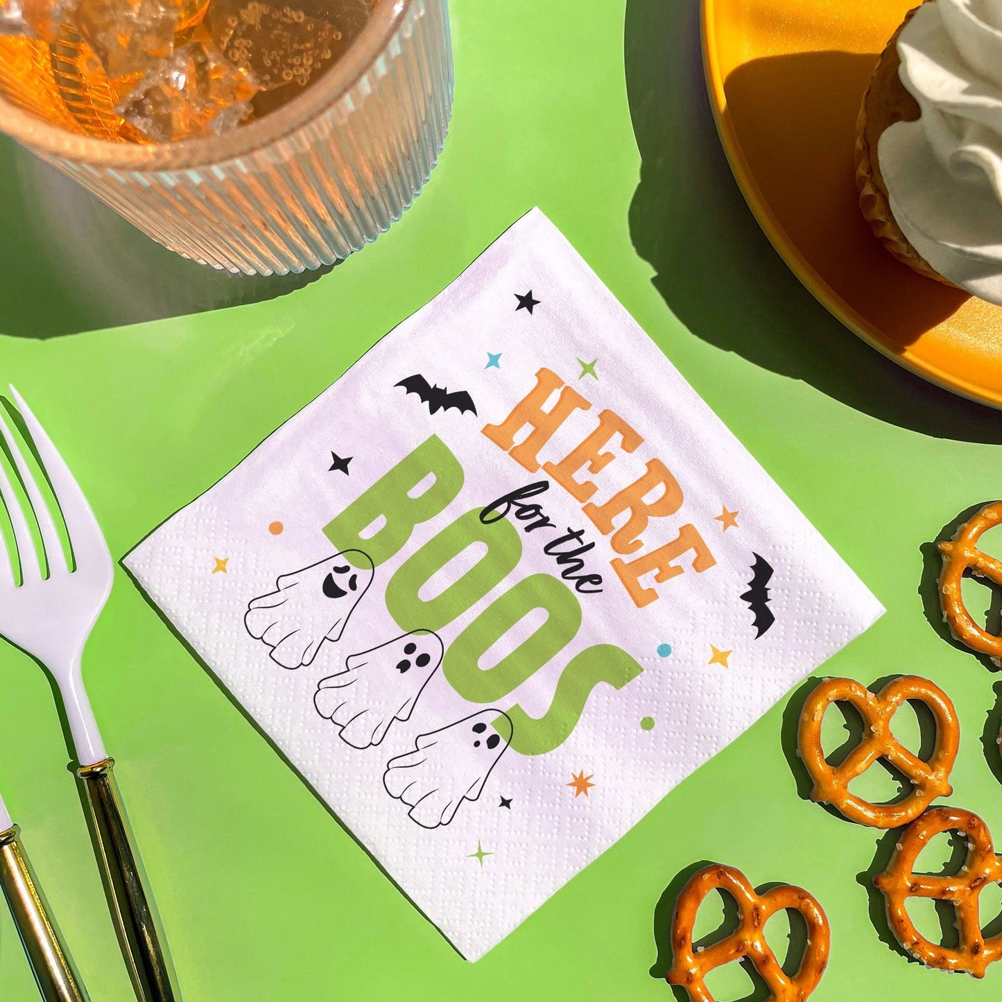 Napkins - Here For The Boos - 24 Ct