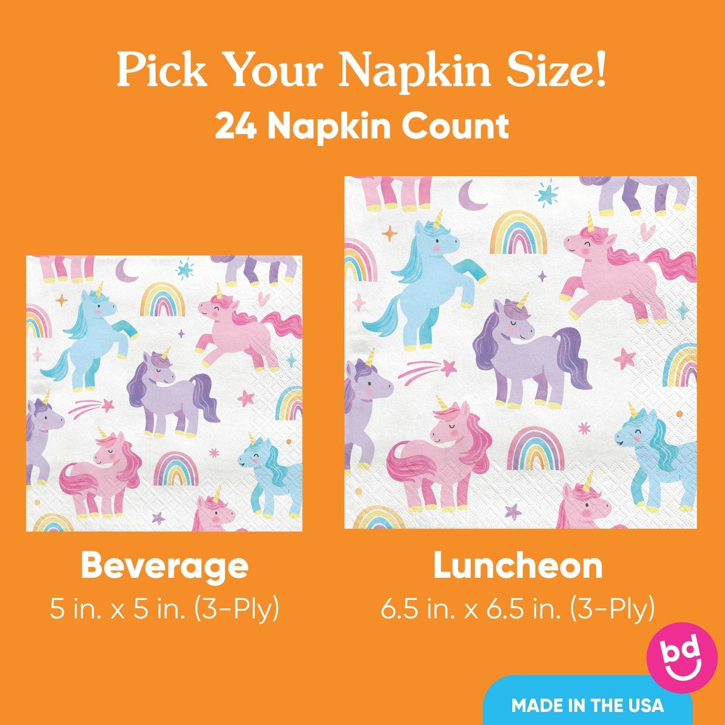 Napkins - Unicorn - 24 Ct