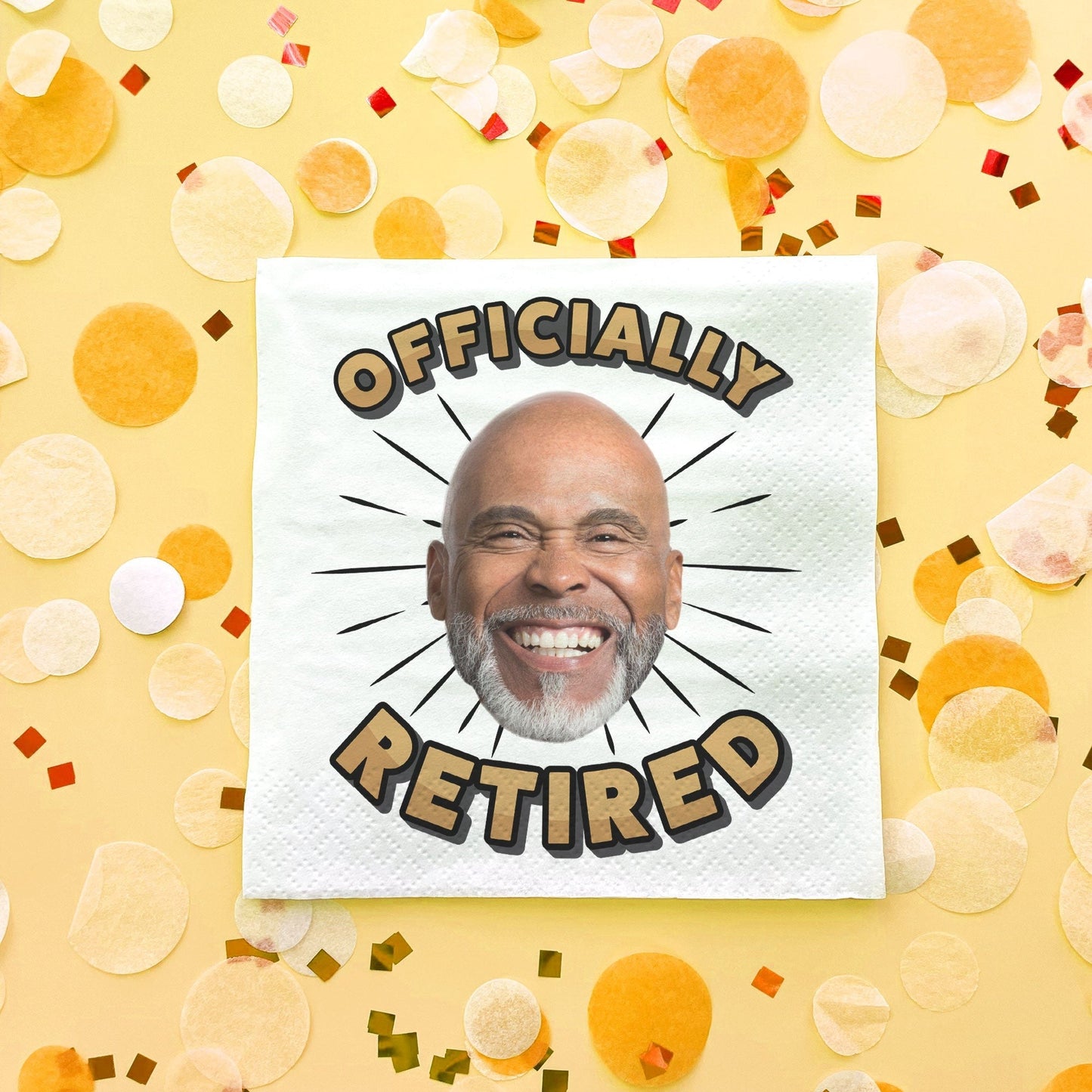 Custom Face Napkins - Officially Retired