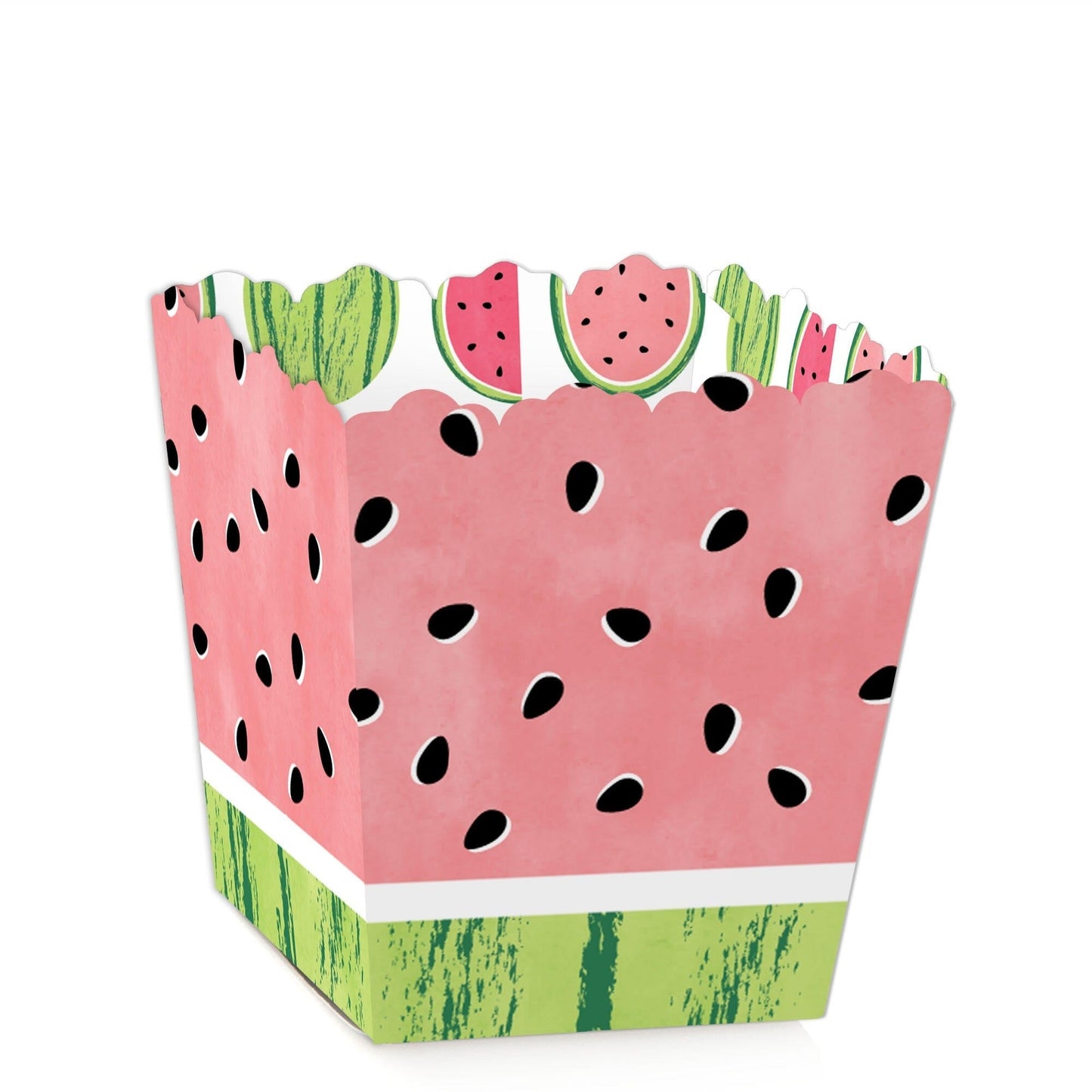 Sweet Watermelon - Party Mini Favor Boxes - Fruit Party Treat Candy Boxes - Set of 12