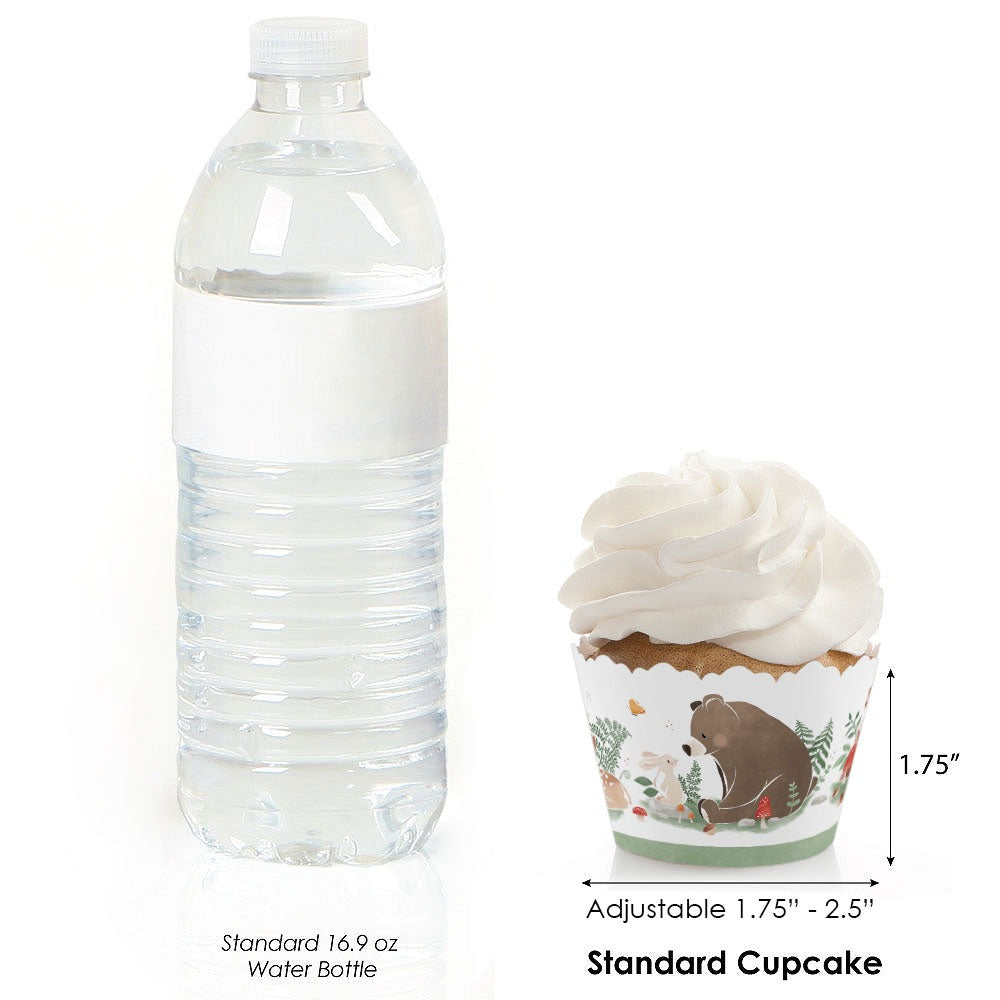 Woodland Animals Cupcake Wrappers - 12 Ct