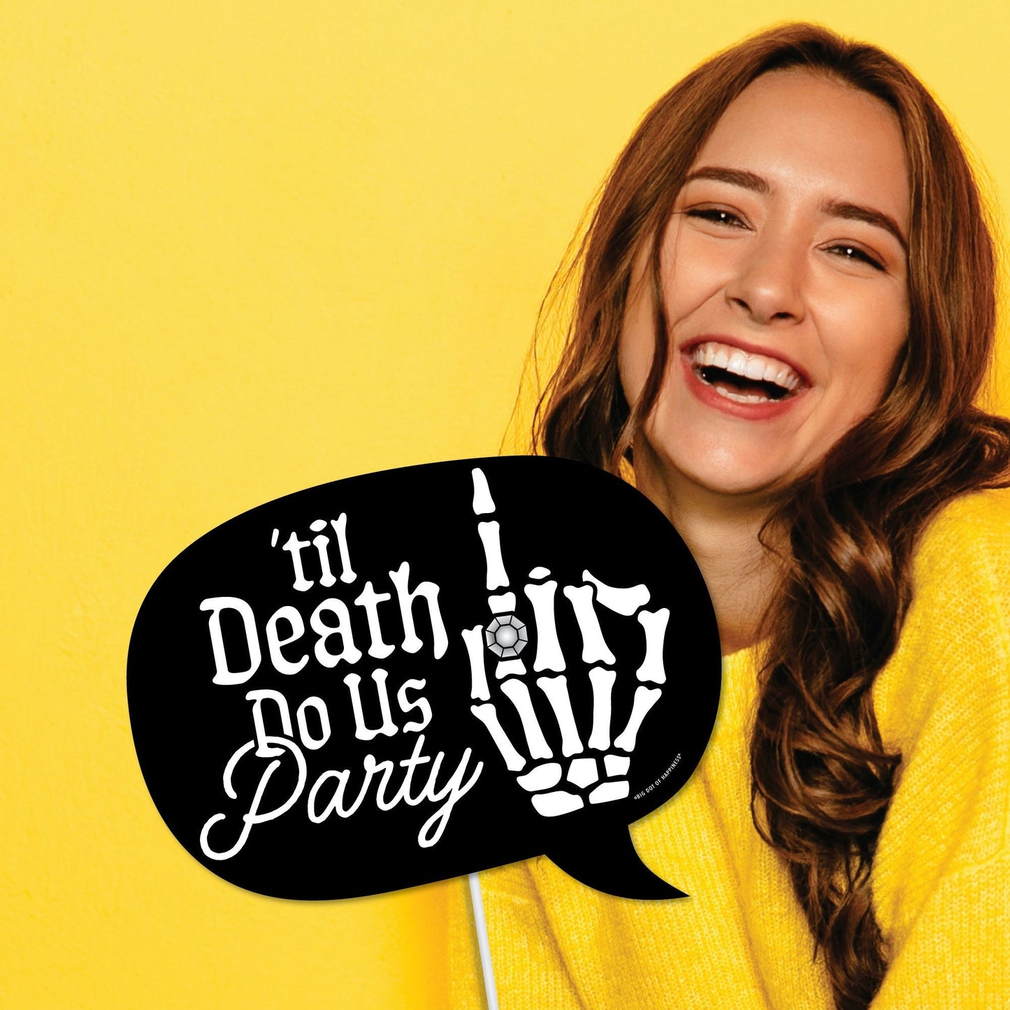 Til Death Do Us Party Funny Photo Props - 10 Ct